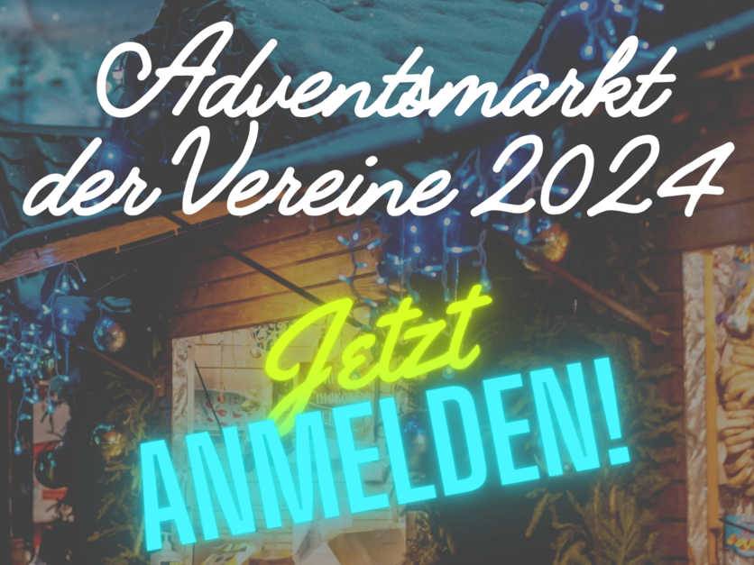 Adventsmarkt der Vereine 2024 in Heßdorf - Teaser Anmeldung