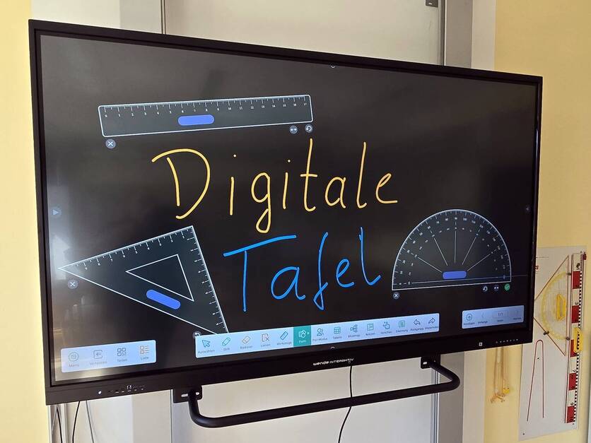 Digitale Tafel Grundschule Großenseebach