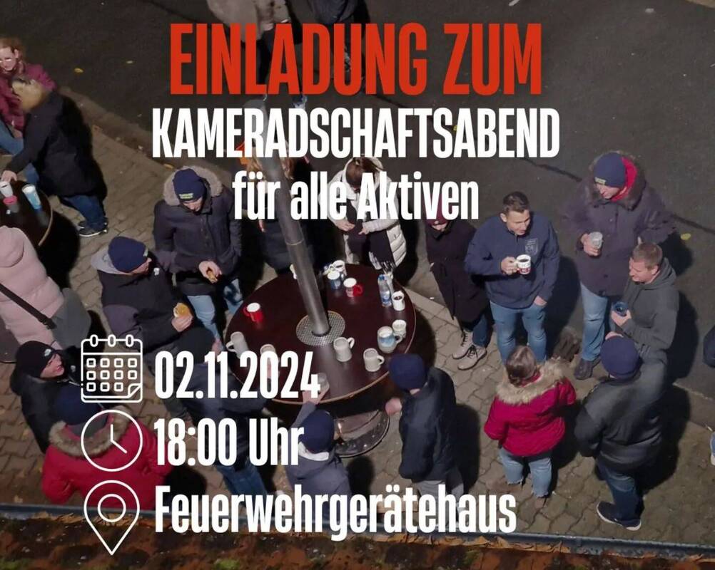 Kameradschaftsabend Feuerwehr Membach 02.11.24