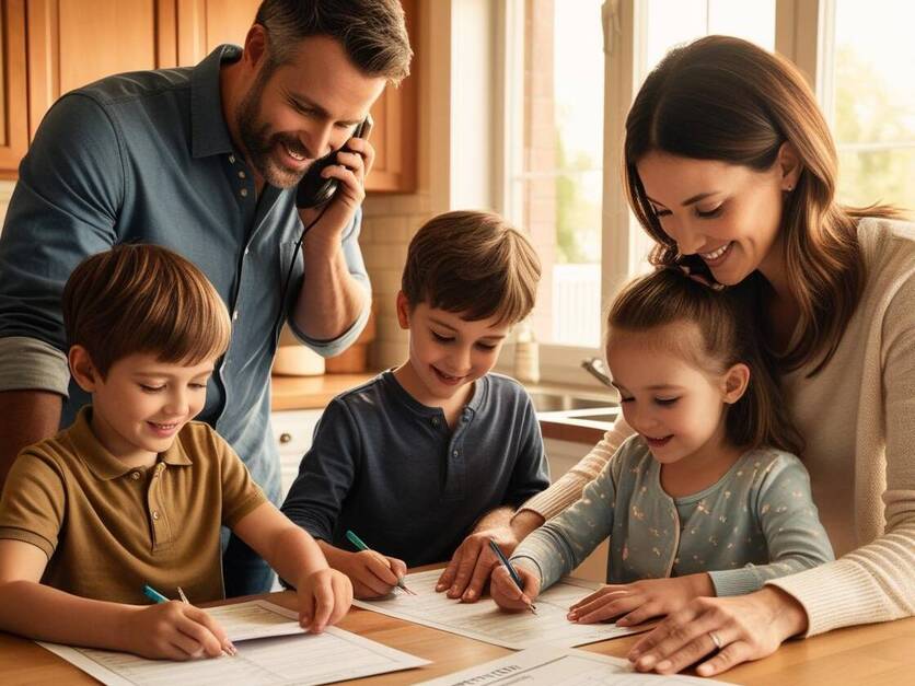 Familie mit Kindern - Antrag ausfüllen